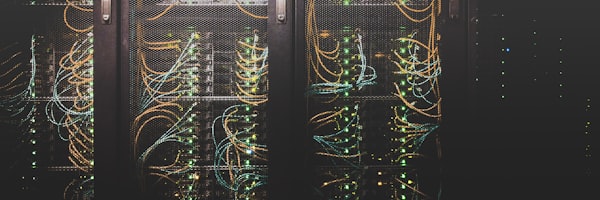 Cybersecurity concept with digital lock and shield protecting data from threats